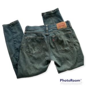 Levi’s Men’s 511 Slim Fit Rinsed Playa Jeans Distressed